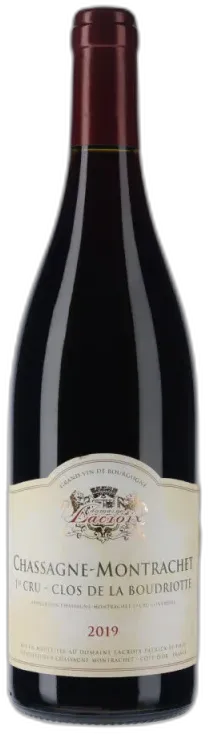 aperçu du vin Domaine Lacroix Chassagne-Montrachet 1er Cru Clos de la Boudriotte 2019