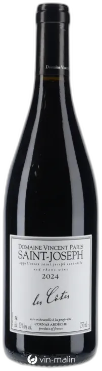image du vin Domaine Vincent Paris Saint Joseph "les Côtes" 2024