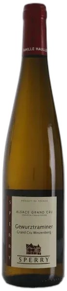 aperçu du vin Sperry Gewurztraminer Grand Cru Winzenberg