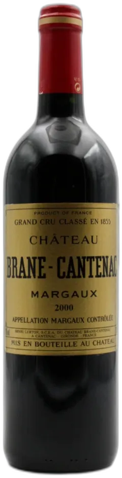 vue du vin Brane Cantenac 2000