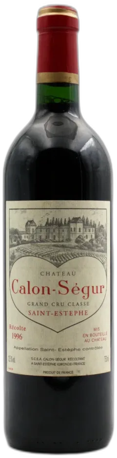 capture du vin Calon Segur 1996