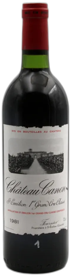 photo du vin Château Canon Aoc Saint-Emilion Grand Cru 2016 bt