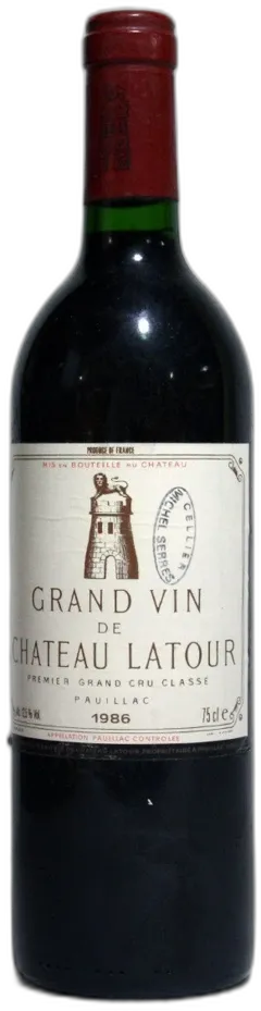 photo du vin Latour Etiquette Très Légèrement Tachée
