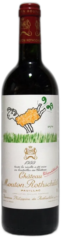 image du vin Mouton Rothschild 1999