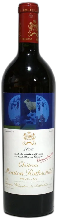 image du vin Mouton Rothschild 2008