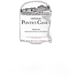 image du vin Pontet Canet 2017 la