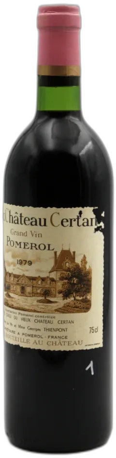 photo du vin Vieux Château Certan 1979