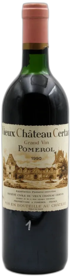 photo du vin Vieux Château Certan 1990 Niveau Bas Goulot