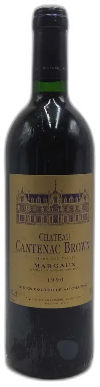 capture du vin Château Cantenac Brown 1990