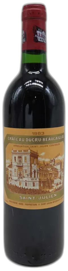vue du vin Château Ducru Beaucaillou 1983