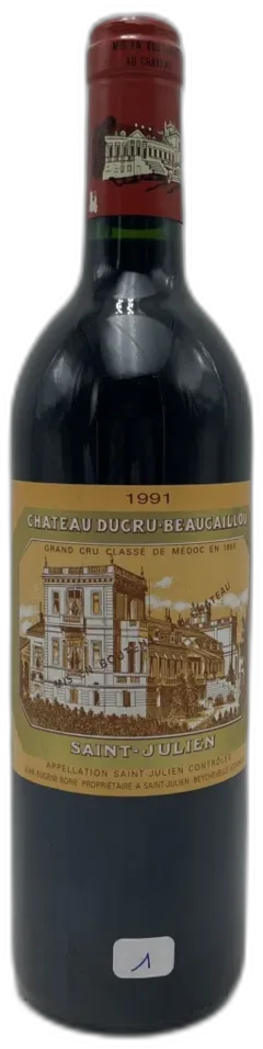 vue du vin Château Ducru Beaucaillou 1991