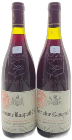 capture du vin Gigondas Domaine Raspail-ay 1990