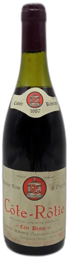 photo du vin Côte-Brune Gentaz Dervieux 1987