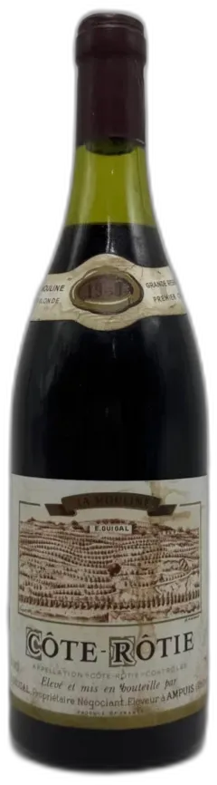 photo du vin E. Guigal Cote Rotie la Mouline 1980