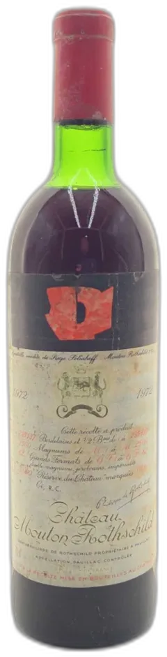 photo du vin Château Mouton Rothschild 1972