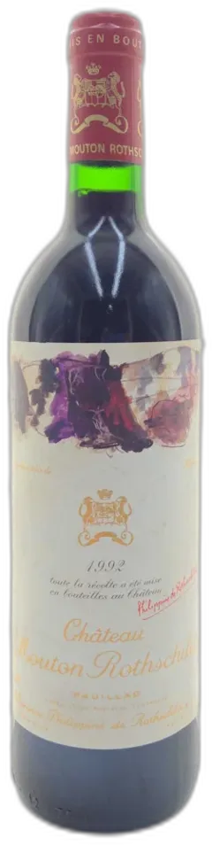 photo du vin Château Mouton Rothschild 1992
