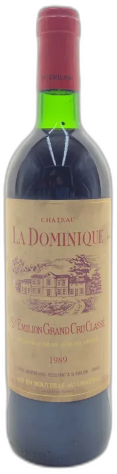 capture du vin Château la Dominique 1989