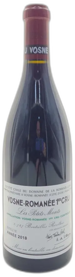 photo du vin Domaine de la Romanee-Conti les Petits Monts 2018
