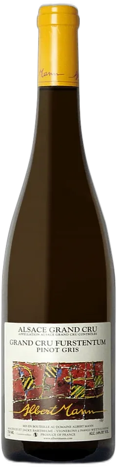 photo du vin Albert Mann Pinot Gris Grand Cru Furstentum 2018
