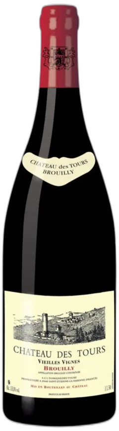 vue du vin Magnum Aop Brouilly Vieilles Vignes Chateau des Tours