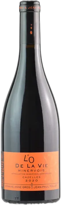 illustration du vin Anne Gros et Jean-Paul Tollot l’o de la Vie 2023 Aop Minervois