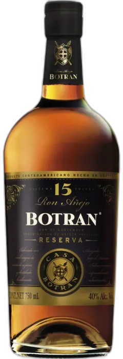 capture du vin Rhum Guatemala Botran Reserva 15