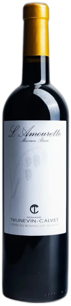 vue du vin Aop Cotes du Roussillon l’Amourette Domaine Thunevin-Calvet