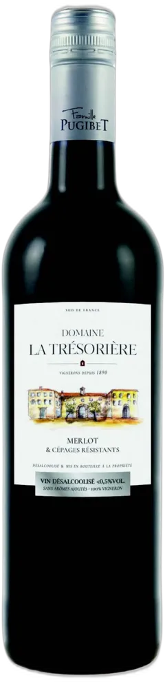illustration du vin Vin Desalcoolise Rge Merlot la Tresoriere