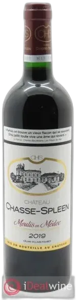 photo du vin Château Chasse Spleen