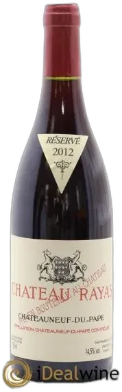 vue du vin Châteauneuf-du-Pape Château Rayas Emmanuel Reynaud 2012