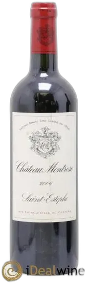vue du vin Château Montrose 2ème Grand Cru Classé 2006