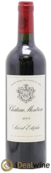 image du vin Château Montrose 2ème Grand Cru Classé 2008