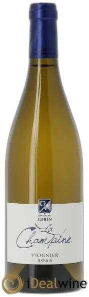 photo du vin Collines Rhodaniennes la Champine Viognier Jean-Michel Gerin
