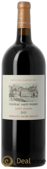image du vin Château Saint-Pierre 4ème Grand Cru Classé 2021