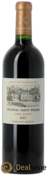 image du vin Château Saint-Pierre 4ème Grand Cru Classé 2021