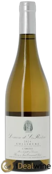 image du vin Collioure la Rectorie L&Apos;Argile Thierry et Jean Emmanuel Parcé