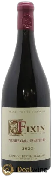 photo du vin Fixin 1er Cru les Arvelets Berthaut Gerbet 2022