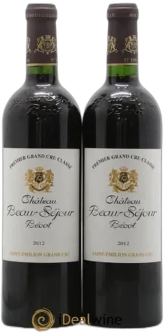 photo du vin Château Beauséjour 1er Grand Cru Classé b 2012