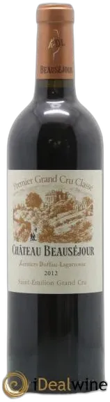 photo du vin Château Beauséjour 1er Grand Cru Classé b 2012