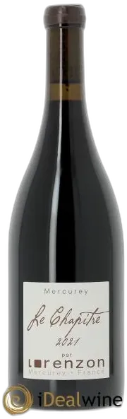 photos du vin Mercurey le Châpitre Bruno Lorenzon 2021