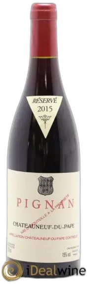 illustration du vin Châteauneuf-du-Pape Pignan Emmanuel Reynaud 2015