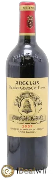 vue du vin Château Angélus 1er Grand Cru Classé a 2007
