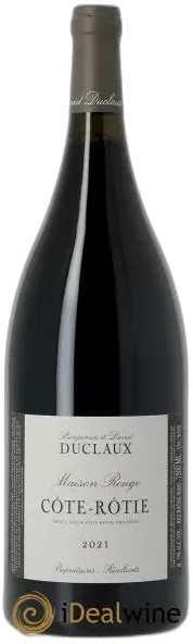 photo du vin Côte-Rôtie Maison Rouge Domaine Duclaux