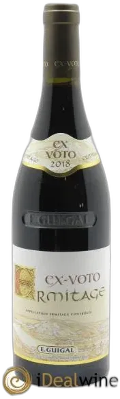 illustration du vin Ermitage ex Voto Guigal 2018