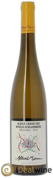 photos du vin Riesling Grand Cru Wineck-Schlossberg 2022 Domaine Albert Mann