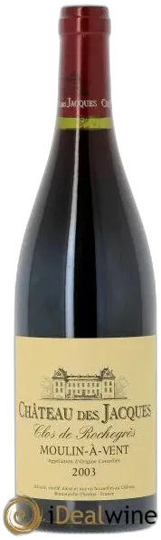 capture du vin Moulin-à-Vent Clos de Rochegrès Château des Jacques