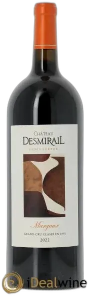 vue du vin Château Desmirail 3ème Grand Cru Classé 2022