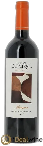 vue du vin Château Desmirail 3ème Grand Cru Classé 2022