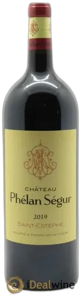 vue du vin Château Phelan Segur 2019