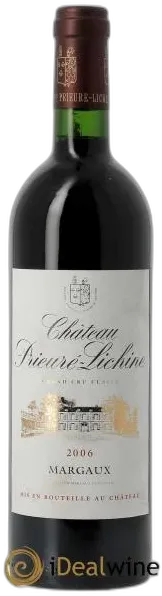 image du vin Château Prieuré Lichine 4ème Grand Cru Classé 2006